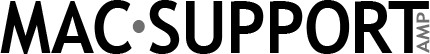 Mac Support AMP logo